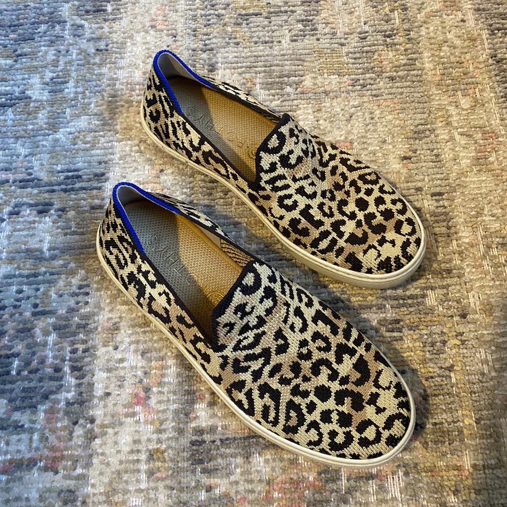 Rothy's - The Original Slip On Sneaker - Leopard Print - Size 7